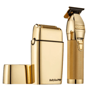 BaByliss LimitedFX Trimmer + Double Foil Shaver Combo - Gold