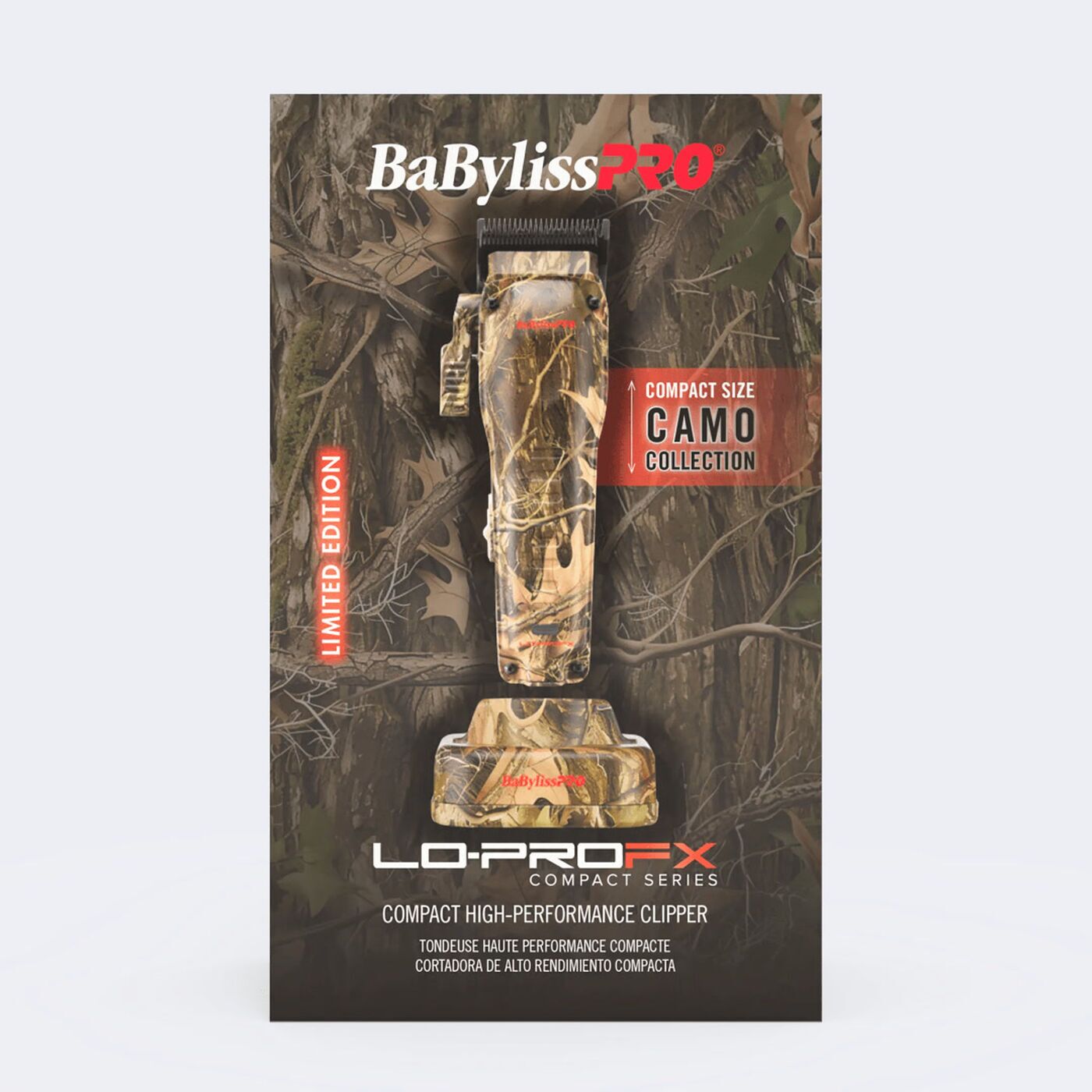 BaBylissPRO Limited Edition Camo Collection Lo-ProFX Compact Clipper - Image 3